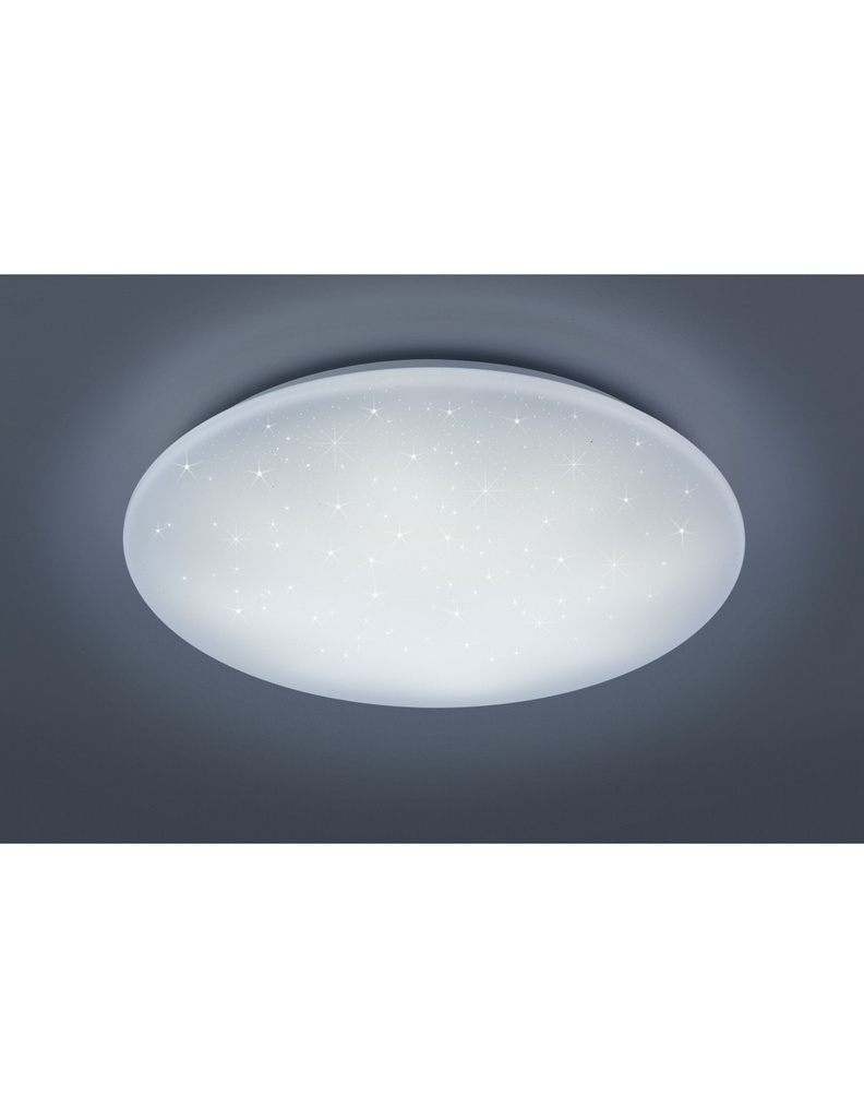 Plafoniera Kato Led Dimmerabile Bianco Effetto Stelle Scintillanti Ø60 cm Trio Lighting