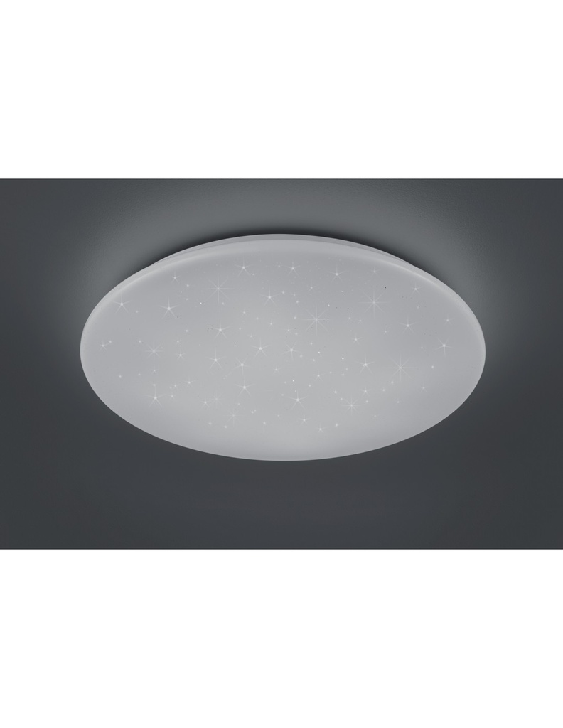 Plafoniera Kato Led Dimmerabile Bianco Effetto Stelle Scintillanti Ø60 cm Trio Lighting