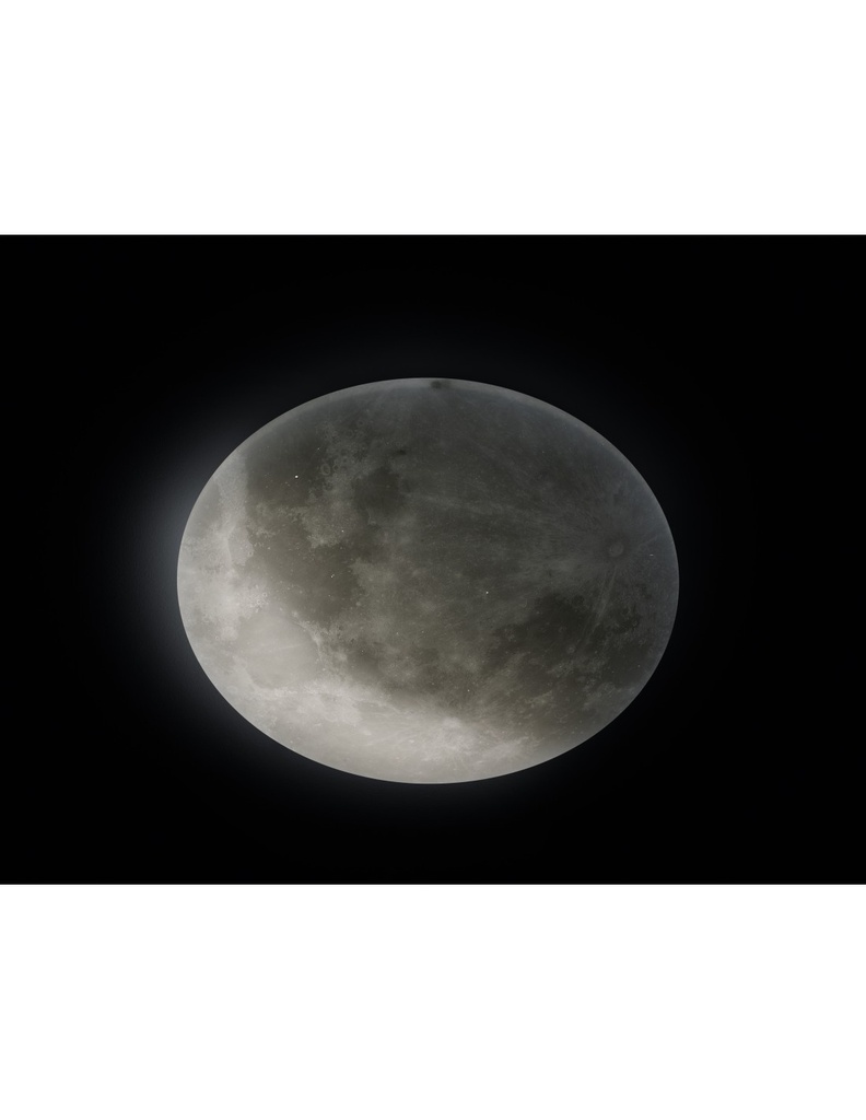 Plafoniera Led Fasi Lunari Effetto Luce Notturna Lunar Ø60 cm Trio Lighting