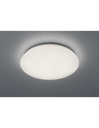 Plafoniera Led IP44 Dimmerabile Potz Bianco Glitter Ø50 cm Trio Lighting