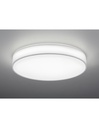 Plafoniera Led Paralume Tessuto Bianco Lugano Ø75 cm Trio Lighting