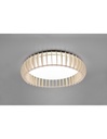 Plafoniera Legno Naturale Led 38w Dimmer Monte Trio Lighting