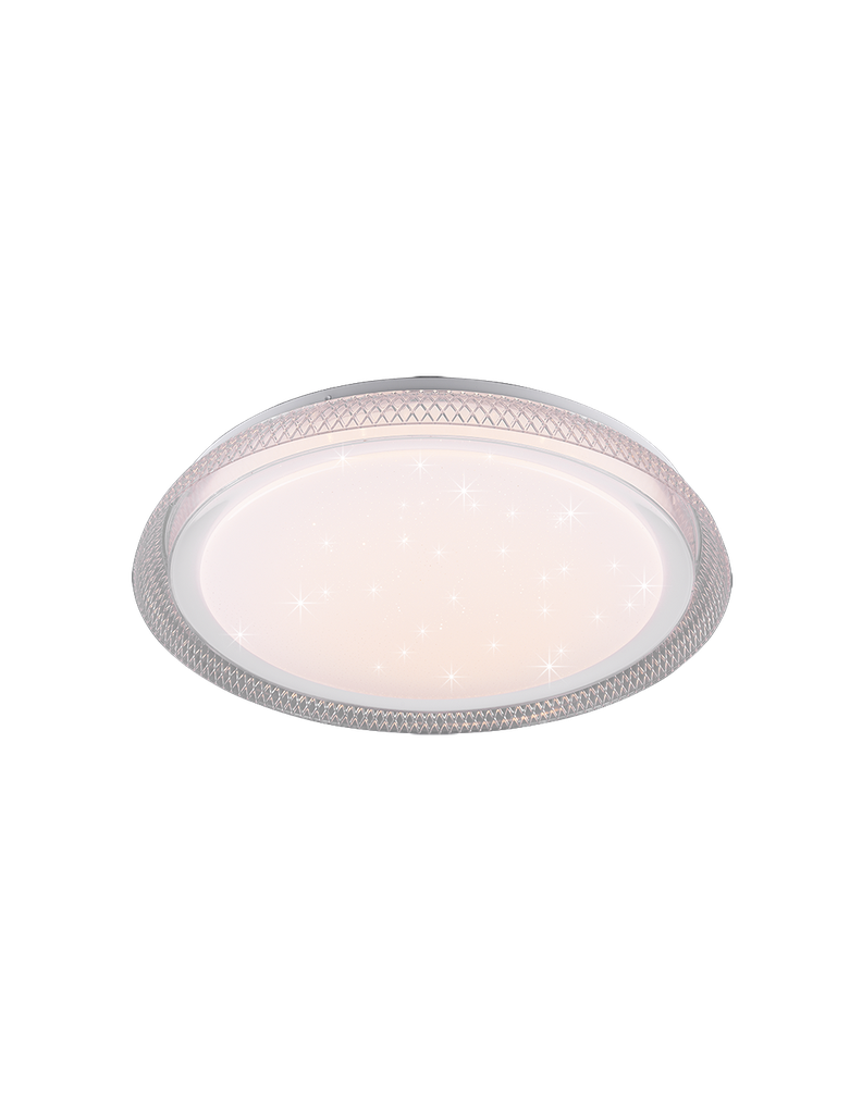 Plafoniera Moderna Led 24W Dimmerabile Heracles Bianco Ø50 cm Trio Lighting