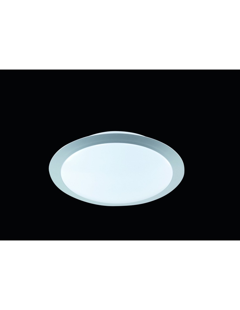 Plafoniera Moderna Led 9W Dimmerabile Gonzalo Alluminio Ø29 cm Trio Lighting