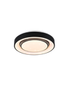Plafoniera Moderna Led Dimmer RGB Mona Nero Ø38 cm Trio Lighting