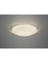Plafoniera Moderna Led Dimmerabile Effetto Stelle Glitterate Frodo Bianco Ø48 cm Trio Lighting