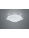 Plafoniera Moderna Led Dimmerabile Effetto Stelle Glitterate Frodo Bianco Ø48 cm Trio Lighting