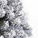 Albero burnaby innevato 1124 rami verdecm ø142h240