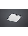 Plafoniera Quadrata Cesar Led Dimmerabile Cromo IP44 40x40 cm Trio Lighting