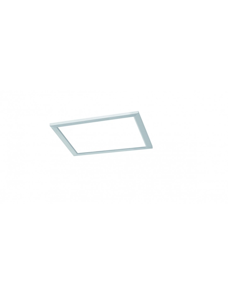 Plafoniera Quadrata Griffin Led Dimmerabile Rgbw Nichel 29x29 cm Trio Lighting