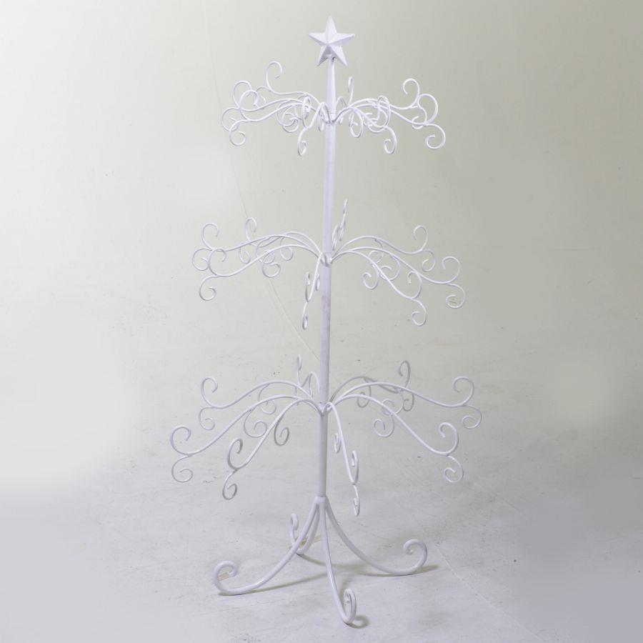 Albero espositore metallo c-stella bianco cm58x58h105,5