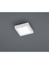 Plafoniera Quadrata Zeus Led Dimmerabile Bianco 18x18 cm Trio Lighting