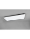 Plafoniera Rettangolare Led Funzione Luce Notturna Gamma Alluminio Trio Lighting