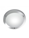 Plafoniera Rotonda Bagno Condus Cromo e Vetro Opale IP44 Trio Lighting