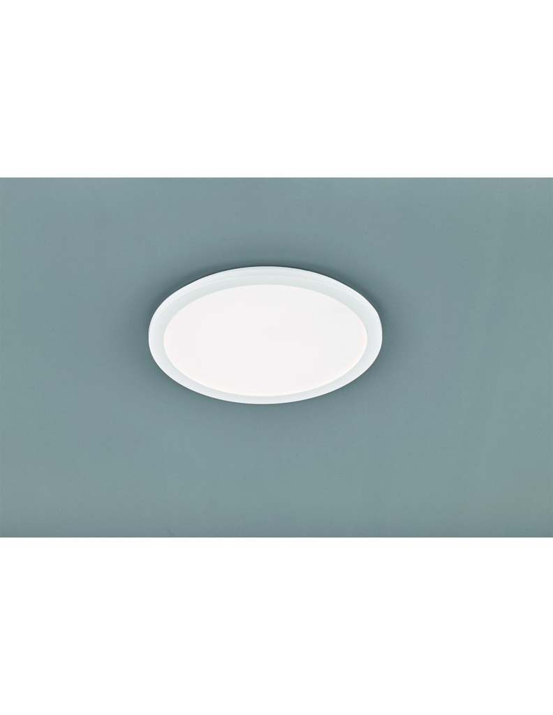 Plafoniera Rotonda Camillus Led Dimmerabile Bianco IP44 Ø40 cm Trio Lighting