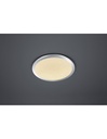 Plafoniera Rotonda Cesar Led Dimmerabile Cromo IP44 Ø40 cm Trio Lighting