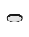 Plafoniera Rotonda Clarimo Led Dimmerabile Nero IP44 Ø33 cm Trio Lighting