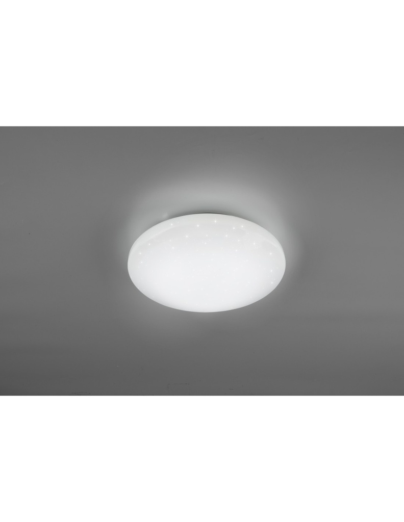 Plafoniera Rotonda Fara Moderna Led RGB Dimmerabile Bianco Ø27 cm Trio Lighting