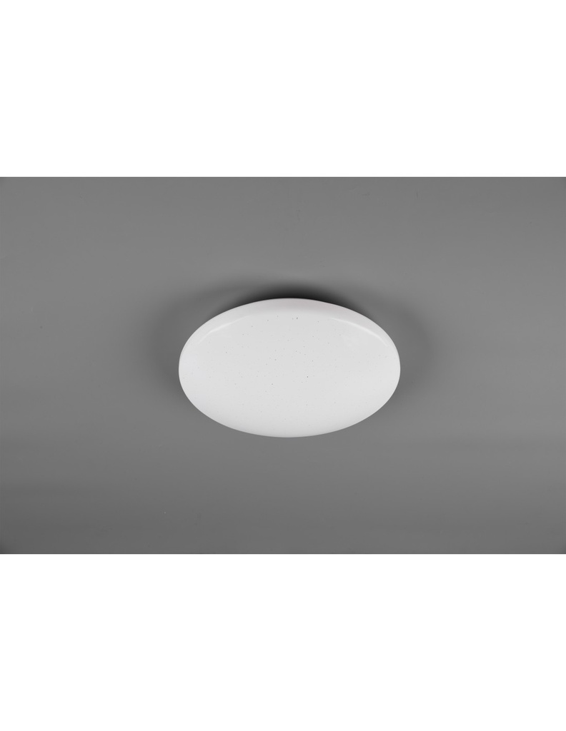 Plafoniera Rotonda Fara Moderna Led RGB Dimmerabile Bianco Ø27 cm Trio Lighting