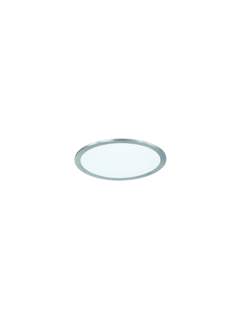 Plafoniera Rotonda Griffin Led Dimmerabile Rgbw Nichel Ø30 cm Trio Lighting