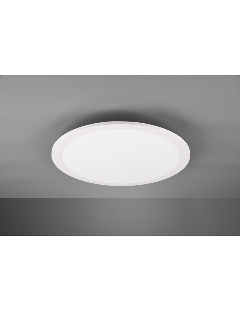 Plafoniera Rotonda Tiberius Led Ø40 cm Bianco Trio Lighting