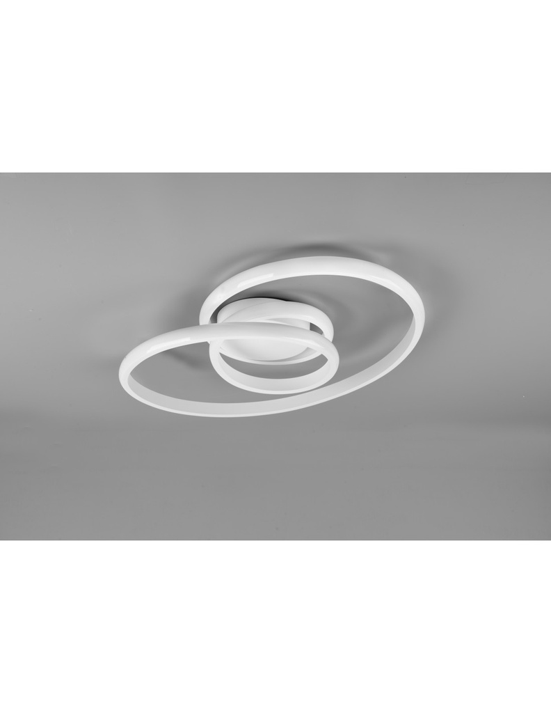 Plafoniera Sansa Led 18,5w Dimmerabile Bianco L53 cm Trio Lighting
