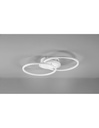 Plafoniera Soffitto 2 Cerchi Led 4000k Dimmer Venida Bianco Trio Lighting