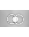 Plafoniera Soffitto 2 Cerchi Led 4000k Dimmer Venida Bianco Trio Lighting