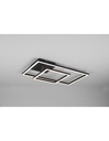 Plafoniera Soffitto Squadrata Orientabile Led Dimmer 4000K Padella Nero Trio Lighting
