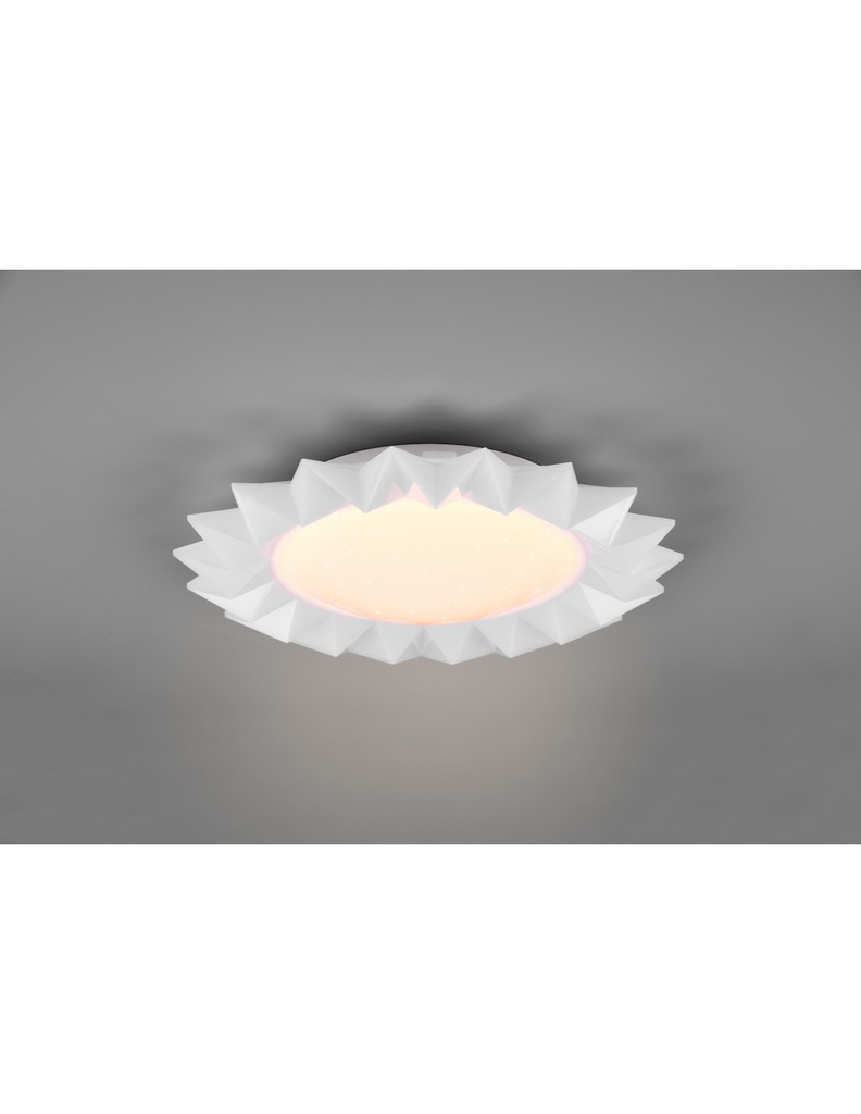 Plafoniera Sunflower Doppio Led Dimmer Rgbw Ø41 cm Trio Lighting