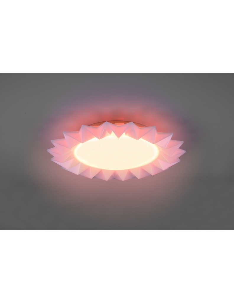 Plafoniera Sunflower Doppio Led Dimmer Rgbw Ø41 cm Trio Lighting