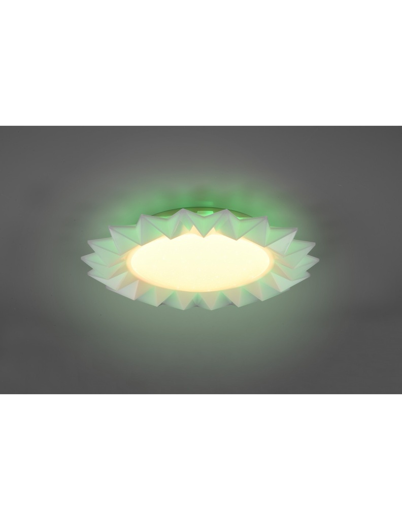 Plafoniera Sunflower Doppio Led Dimmer Rgbw Ø41 cm Trio Lighting