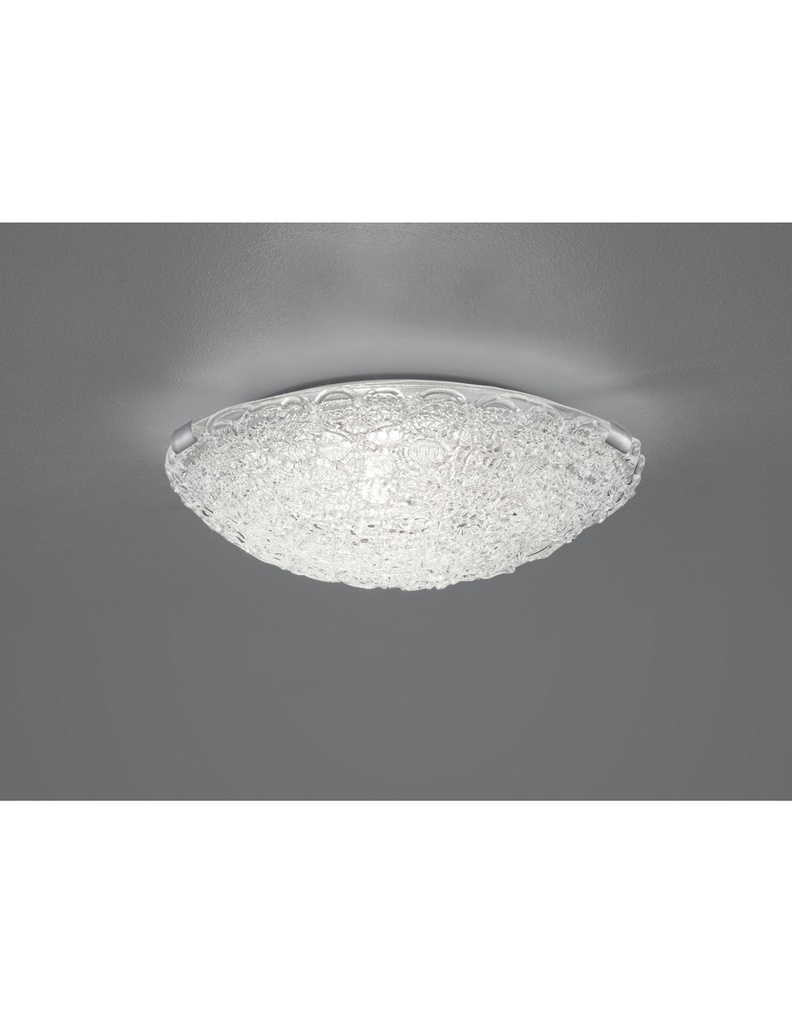 Plafoniera Sweety 1xE27 Nichel E Acrilico Ø30 cm Trio Lighting