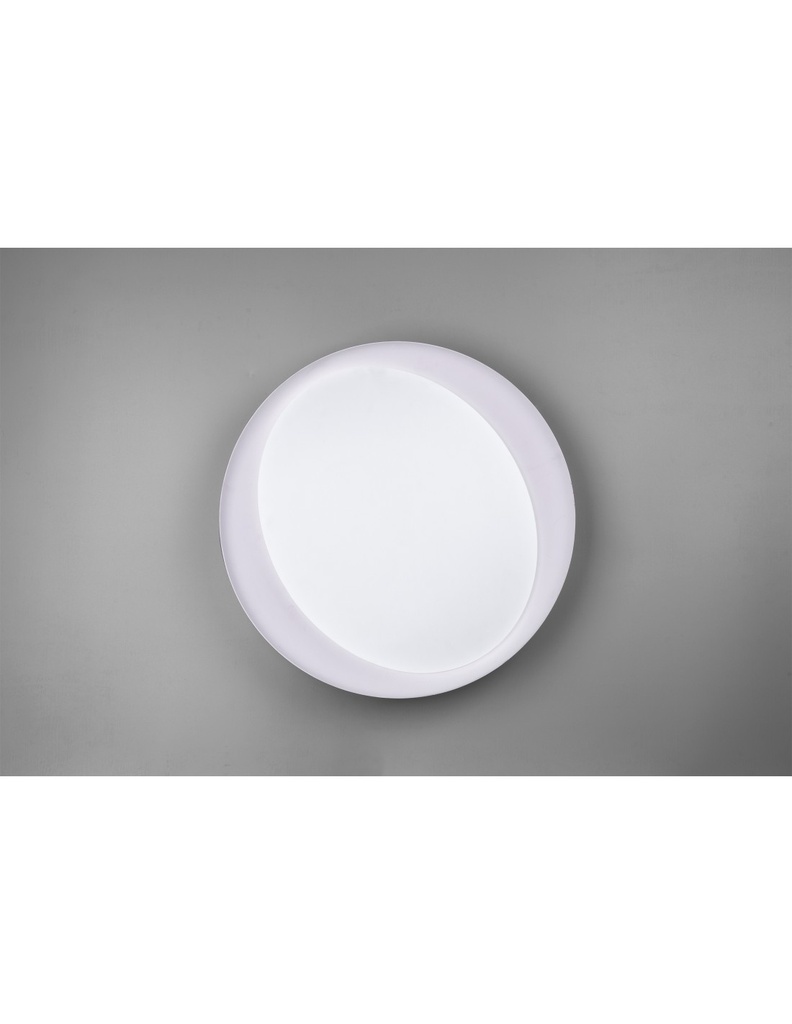 Plafoniera Zeta Led Dimmerabile Ø48 cm Grigio Trio Lighting