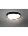 Plafoniera Zeta Led Dimmerabile Ø48 cm Nero E Oro Trio Lighting