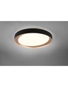 Plafoniera Zeta Led Dimmerabile Ø48 cm Nero E Oro Trio Lighting