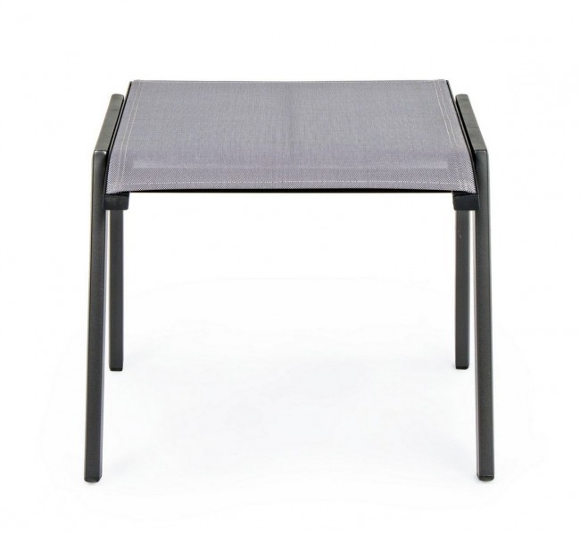 Poggiapiedi arredo giardino alluminio antracite Cruise cm 53 x 51 x 44