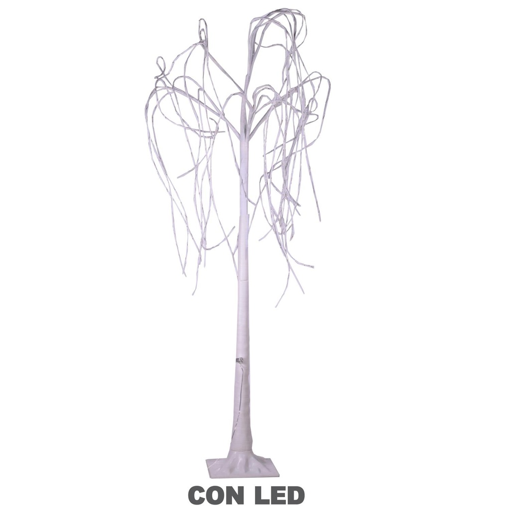 White led tree 280 micro led cold white fixed al. for outdoor use