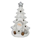 Albero led con babbo natale nci-3800 cm. 24 x 21,5 h 42