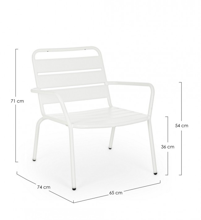 Poltrona Marlyn Bianco