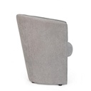 Poltrona in legno e tessuto Grigio Chiaro BELIZE 64,5x63x h76 cm