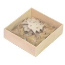 Albero metallo confezione 8pz bianco oro cm10x10h3