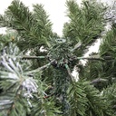 Albero monte Cristallo innevato verde 690 rami cmø108h150