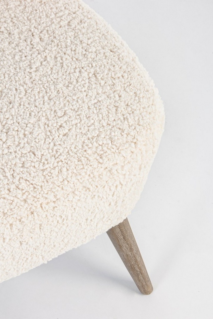 Poltrona vintage legno e tessuto Cortina