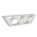 Porta TV Ralla Bianco 158x30x40h