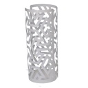 Portabicchiere metallo frecce bianco tondo cm ø8h20