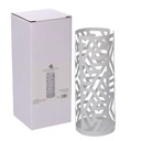 Portabicchiere metallo frecce bianco tondo cm ø8h20