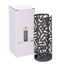 Portabicchiere metallo frecce grigio scuro tondo cm ø8h20