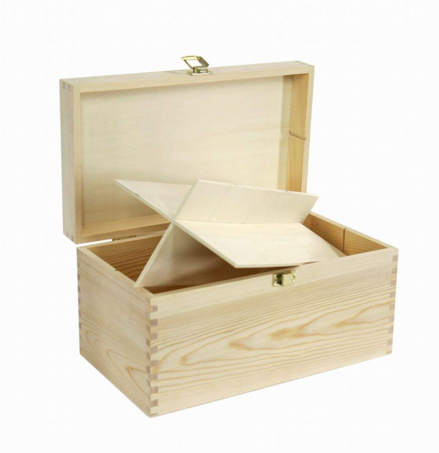 Portabottiglie vino legno naturale 4 bottiglie cm35x20h18