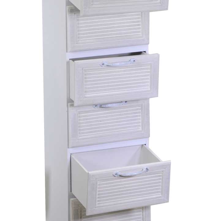 Portacandele metallo arezzo bianco 2 posti cm31x15,5h44